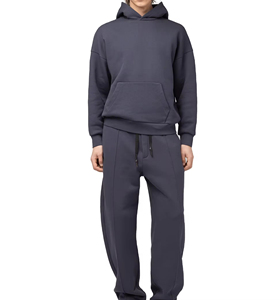 Meilleure qualité sur mesure hommes Streetwear survêtement à capuche couleur unie 100% coton polaire tissu personnalisé marque faite au Pakistan - Product Image 1