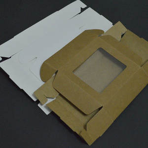 Caja de regalo grande para embalaje Marrón Kraft Craft Rectángulo Embalaje Cajas Carton Regalo Caja de cartón personalizada delgada para ventas - Product Image 3