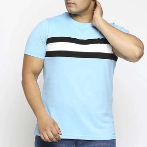 Venta al por mayor precio barato ropa de hombre Camisetas de manga corta de secado rápido transpirable 100% algodón último diseño Camisetas cuello redondo de hombre - Product Image 1