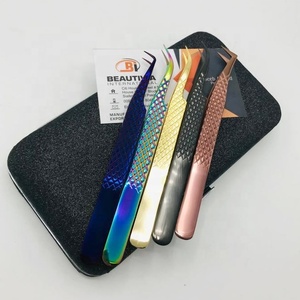 กล่องแหนบต่อขนตาแบบแผ่นพลาสม่าปลายแหลมแบบปรับแต่งโลโก้ได้อย่างยั่งยืน - Product Image 4