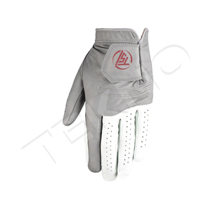 Guantes de golf de colores personalizados superventas, guantes de golf deportivos de talla grande de cuero de palma para zurdos estables a bajo precio al por mayor - Product Image 1