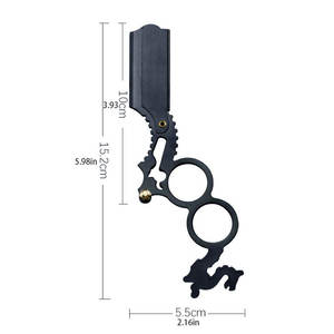 Cuchilla de afeitar de salón profesional de corte recto al por mayor, suministros de peluquero de primera calidad - Product Image 3