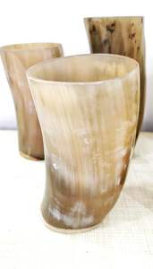 Producto de artesanía natural de vidrio de cuerno para beber estilo vikingo - Product Image 4