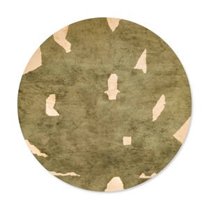 Authentic Moroccan Beni Ourain Handmade Rug Modern Azilal Tapis for Home Living Room and Kitchen Round Pattern Hallway Carpet - Product Image 4