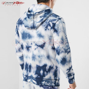Sudadera con capucha básica para hombre con diseño Tie Dye y bolsillo frontal para todos los días Street Style Fashionable Basics Tie Dye Hoodie - Product Image 3
