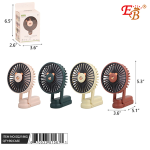 6.5 \ "MNI Clip ventilatore con Power Bank umidificare e raffreddamento ad aria caratteristiche pieghevoli e palmari per uso domestico e auto - Product Image 1