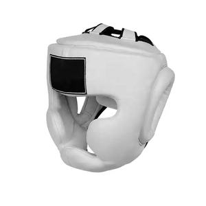 Noir Blanc-Couleur Enfant Adulte Visage-Protéger Combat Formation Casque Respirant Boxe MMA Art Martial Kickboxing Head Guard Gear - Product Image 2