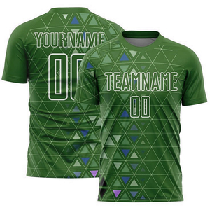 เสื้อฟุตบอลแขนสั้นพิมพ์ลายแบบกำหนดเองผ้าระบายอากาศ - Product Image 4