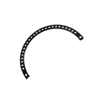 Anneau de fixation externe en aluminium massif à demi-anneau, sans gradation, certifié ISO, composant de fixation traumatique du système Ilizarov - Product Image 6
