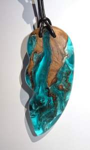 Wood & Resin Unique Design Wholesale Pendant Type <b>Necklace</b> <b>Necklace</b> Fashion Jewelry Accessories Women - Product Image 6