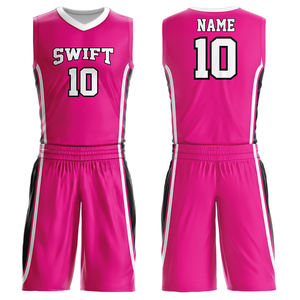 Uniforme de Baloncesto Deportivo de Último Diseño, Personalizable con Logotipo, Transpirable, Tallas Grandes, Secado Rápido, Alta Calidad - Product Image 1