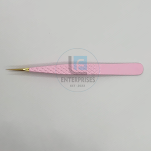 Pince à épiler classique OEM pour cils - Acier inoxydable de haute qualité, durable, précision optimale, prise en main parfaite, longueur 12 cm, pointe lisse, usage professionnel en salon - Product Image 2