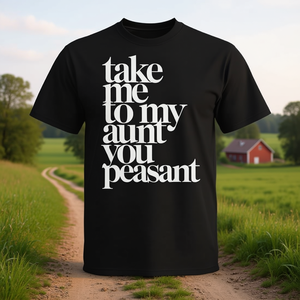 T-shirt promozionale 'Portami a mia zia, tu contadino' - Product Image 3