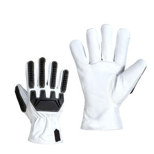 Gants de sécurité robustes de la meilleure qualité Gants de travail anti-impact avec cuir antidérapant ignifuge et résistant aux chocs - Product Image 4
