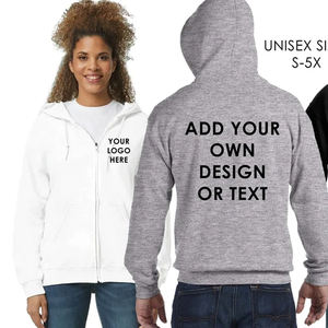 Créez votre propre sweat à capuche zippé Sweat à capuche zippé Sweat-shirt design personnalisé Sweat-shirt à capuche zippé en toile Bella personnalisé - Product Image 2