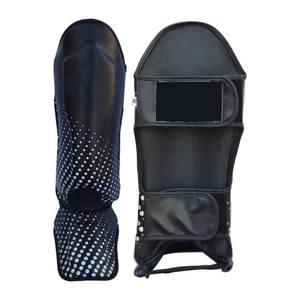 Sublimación personalizada MMA Niños y adultos Equipo de entrenamiento de lucha Espinillera de cuero con protección de empeine para boxeo - Product Image 1