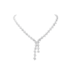 Collier CZ de bijoux de fête de bienvenue ou de réception classique - Product Image 1