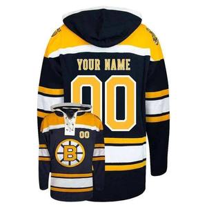 Maillot de hockey sur glace personnalisé de haute qualité, respirant, 100% polyester, impression par sublimation, logo brodé, extensible dans quatre directions, séchage rapide - Product Image 5