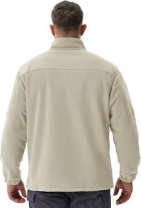 Chaquetas de Forro Polar de Algodón Personalizadas de Nuevo Diseño, Chaqueta Cortavientos para Exteriores con Media Cremallera y Capucha, Chaqueta de Motocicleta Negra de Poliéster para Hombre - Product Image 2