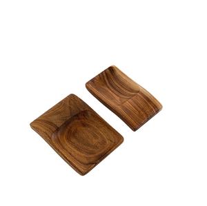 Porte-cuillère en bois d'acacia naturelle, traitement carbonisé, antidérapant, en Silicone, parfait pour une taille personnalisée, prix bon marché avec polissage - Product Image 6