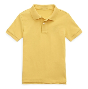 Chemises polo pour garçons de qualité export - Nouveau design, article tendance du Bangladesh, 100% coton, col en V, manches courtes, motif uni perlé - Product Image 5