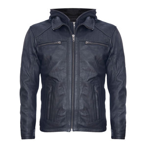 2025 mejor diseño de los hombres motociclista clásico diseños de moda Unisex motocicleta Pu chaqueta de cuero de imitación - Product Image 1