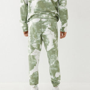 2025 chándal de hombre con estampado de diseño personalizado Tie Dye Jogger pantalón chándal y 100% algodón Tie Dye chándales para hombres 2025 - Product Image 3