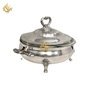 Fabricant de casseroles rondes en acier inoxydable, vaisselle et casseroles de créateurs tendances, bols de nourriture avec couvercle - Product Image 5