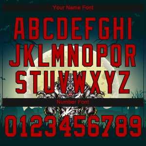 Alta calidad 3D patrón Halloween calabazas auténtico adulto impreso béisbol Jersey para la venta en línea - Product Image 5