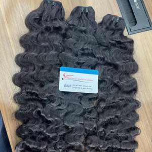 2025 grande vente cheveux crus cuticule aligné vapeur birman Extensions de cheveux bouclés direct prix usine livraison directe - Product Image 1