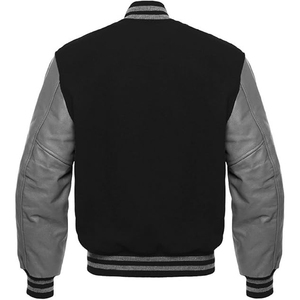2026 Wholesale Men's <b>Button</b> up Baseball College Jacket Customized Color Varsity Jacket For Men - Product Image 2