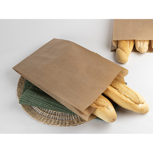 Sacs alimentaires Kraft 9x58cm Papier Kraft 1000pcs B2B - Product Image 1