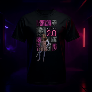 T-shirt M3GAN 20 Killer Collage con design promozionale Killer Collage per i fan - Product Image 3