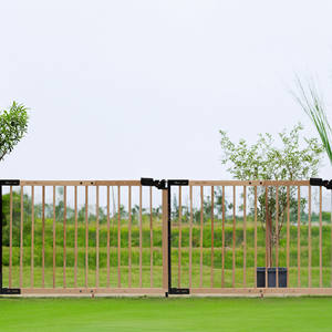 WELL HOME 'Mustang' Recinzione in Legno di Faggio Verniciato 75-114cm L Graticole e Cancelli - Product Image 4