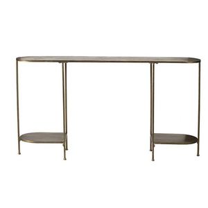 Consola de bronce Mesa de hierro Uso Hogar Hotel Restaurante Fiesta Bar Vintage Único Más vendido Hecho a mano Tendencia Hecho EN LA India 2024 - Product Image 1