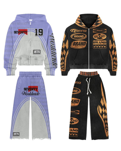 Chándal Informal de Invierno con Capucha de Alta Calidad, Diseño Sólido, Colores y Logotipo Personalizables, Servicio OEM - Product Image 6