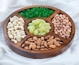 Rustic Natural <b>Wooden</b> Serving Tray For Elegant Table Setting Decorative Mango Wood Serving Tray With Unique <b>Wooden</b> Pattern - Product Image 4