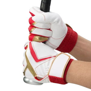 Gants de frappe de baseball à doigts complets haute performance 100% cuir véritable Durable personnalisé en gros disponible - Product Image 6