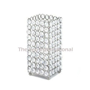 Plateau de service en acier inoxydable métal forme carrée or fini cristal Style fantaisie luxe fait à la main vente chaude de la plus haute qualité - Product Image 5
