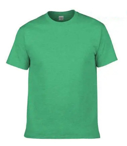 T-shirts de haute qualité 220g 100% coton Impression de logo personnalisé Motif solide Conception unisexe pour hommes et femmes Prix d'usine - Product Image 2