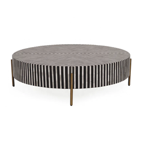 Table basse design Targua en incrustation d'os de style moderne pour meubles de salon à usage domestique - Product Image 2