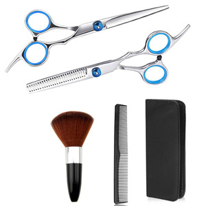 Ensemble de ciseaux de coiffure pour salon de coiffure Lame en acier inoxydable Ciseaux de coupe de cheveux Ciseaux amincissants - Product Image 6