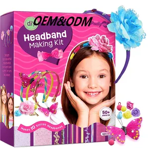 Mädchen verwenden Craft Stirnbänder Schmuck herstellung Kit für Mädchen DIY Haarschmuck Set