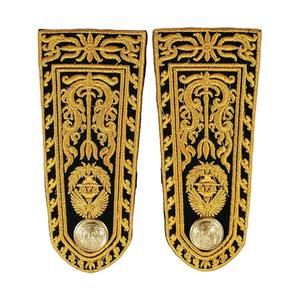 Épaulettes tactiques de luxe de haute qualité, broderie, garniture en dentelle à coudre, uniformes formels, couleur de tissu personnalisable - Product Image 6