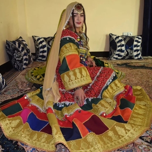 Traditional Ethnic Vintage Kuchi <b>Dress</b> Afghan/Pakistan Party Wear Multi-Color Kochi <b>Dress</b> Muslim Clothing Accessory 4075 - Product Image 1