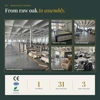 Équipement de Pilates professionnel de qualité supérieure avec cadre en bois de chêne et demi-trapeze 2-en-1 pour clubs de fitness et studios
