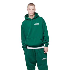 Sweat à capuche zippé de qualité supérieure 310 g/m² en molleton bouclette de coton respirant et écologique pour homme – Pull décontracté d'hiver à capuche haute - Product Image 2