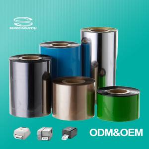 ริบบิ้นติดด้วยความร้อนตราม้าลายรุ่นมาตรฐาน<span class=keywords><strong>110X300</strong></span> 450ริบบิ้นที่เข้ากันได้กับเรซินริบบิ้นสำหรับเครื่องพิมพ์บาร์โค้ด - Product Image 1