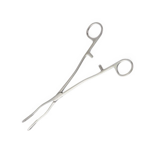 Forceps de maintien du col de l'utérus De Lee, droits, dentelés, qualité médicale allemande, forceps en acier inoxydable, instruments chirurgicaux gynécologiques - Product Image 3
