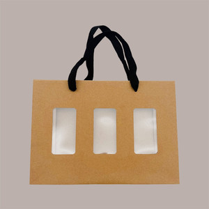 Lot de 20 sacs shopping classiques en papier kraft 25+8x18 cm pour bocaux, bougies, artisanat et stockage de sucre – Naturel et écologique - Product Image 3
